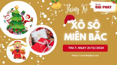 Thống Kê XSMB 21/12/2024 Thứ 7  - Phân Tích KQ Xổ Số Miền Bắc