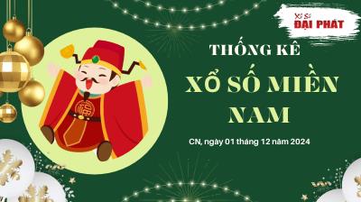 Thống Kê Xổ Số Miền Nam 01/12/2024 - Thống Kê XSMN Chủ Nhật