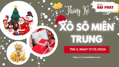 Thống Kê Xổ Số Miền Trung 17/12/2024 - Thống Kê XSMT Thứ 3