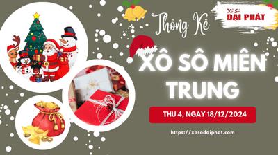 Thống Kê Xổ Số Miền Trung 18/12/2024 - Thống Kê XSMT Thứ 4
