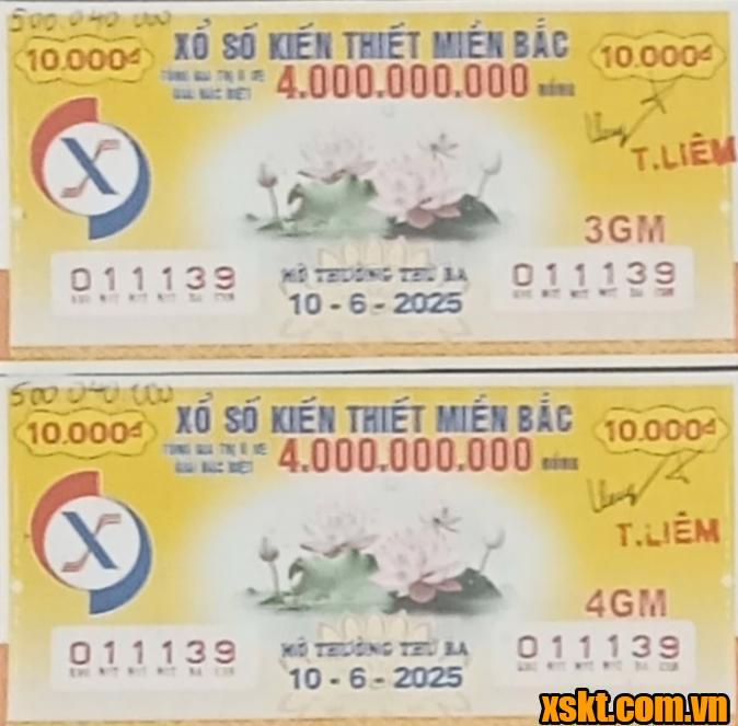 XSMB: Đã có khách hàng ở huyện Hoài Đức trúng 1 tỷ đồng kỳ quay ngày 10/6/2025