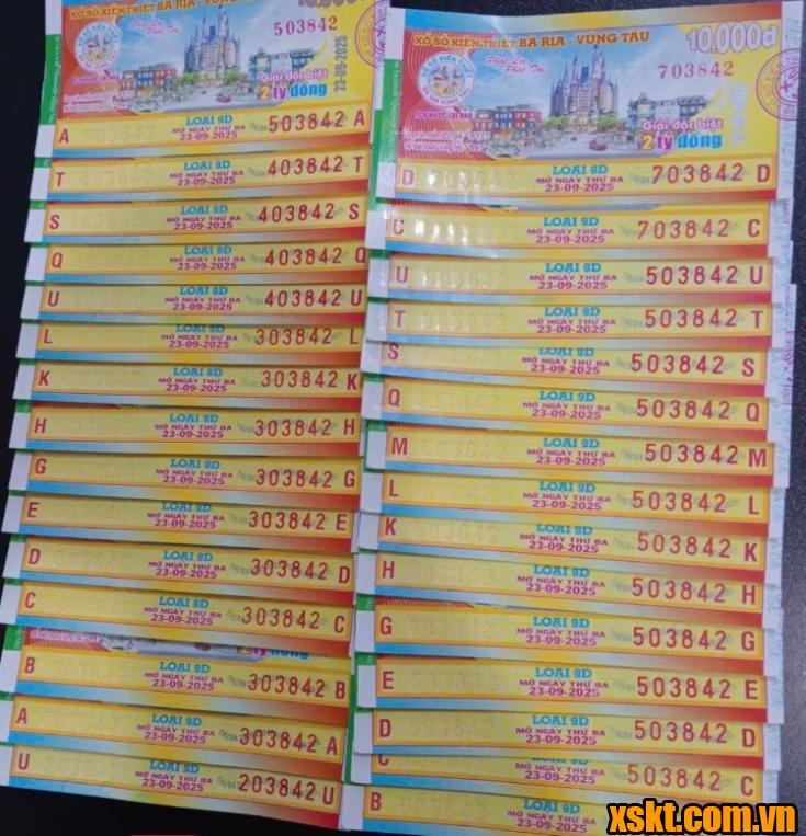 XSMN: Ôm vé số ế bất ngờ trúng ngay 40 tờ đài Bà Rịa - Vũng Tàu